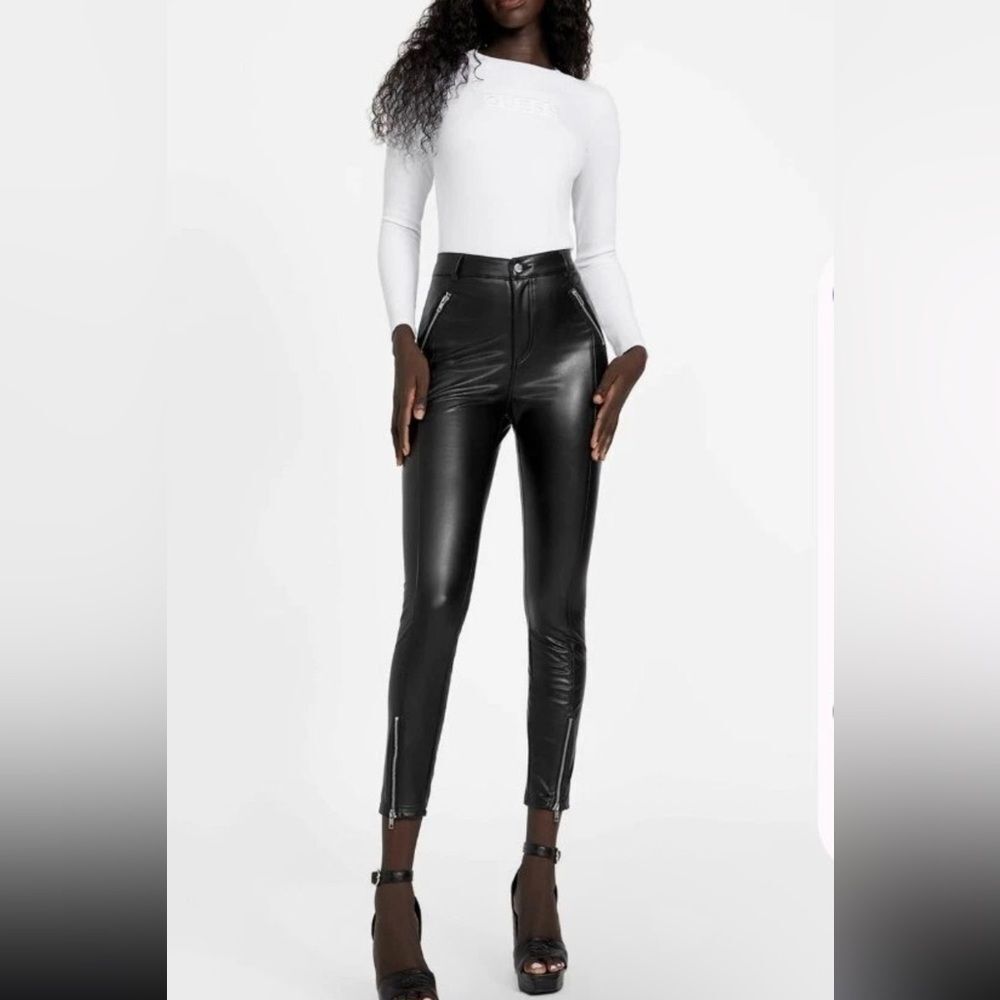 Guess Black Leggings Versatile and Timeless